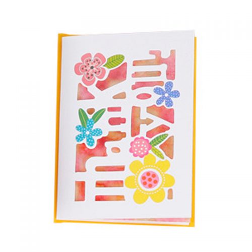 Hollow Blessing Card | Little Flower