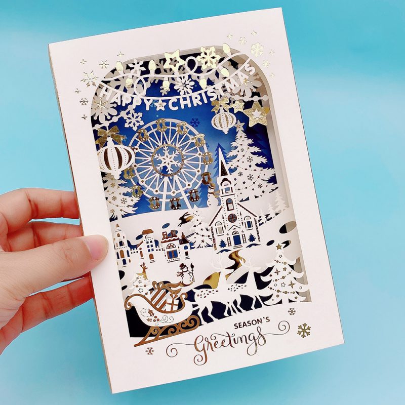 Display Christmas Cards | Blue Ferris Wheel