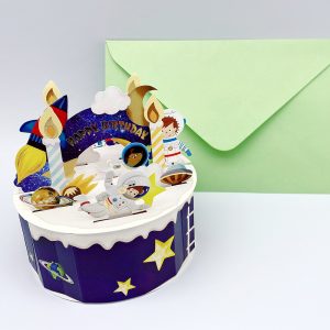 Cake Birthday Card | Space Cake
