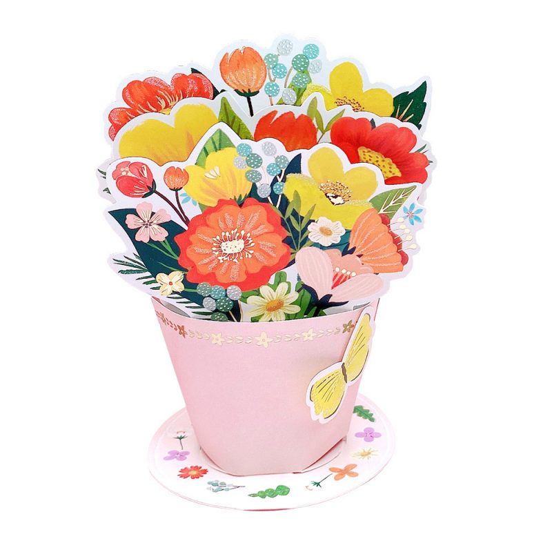 Pot Flower Card | Pink