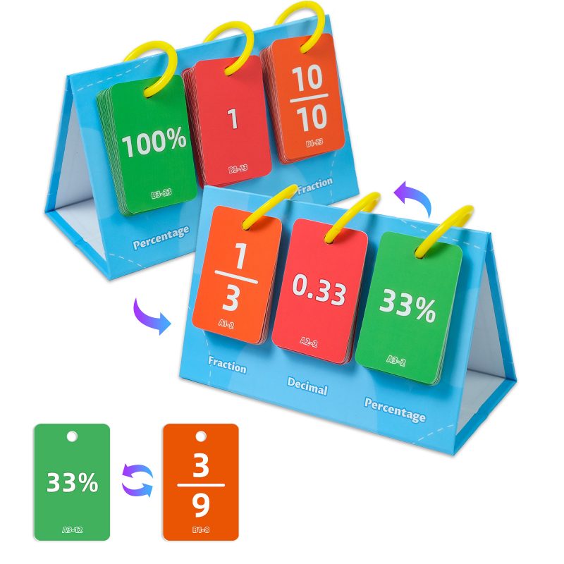 Desktop Education Card | Fraction Transition