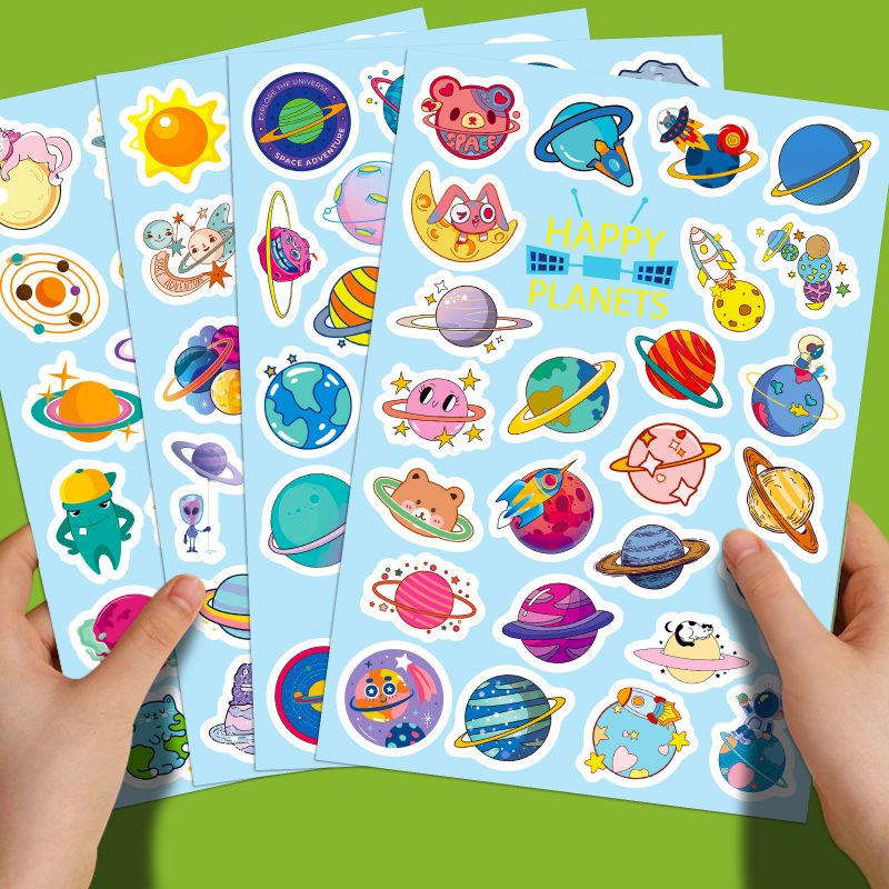 Flat Sticker | Aerospace Planet