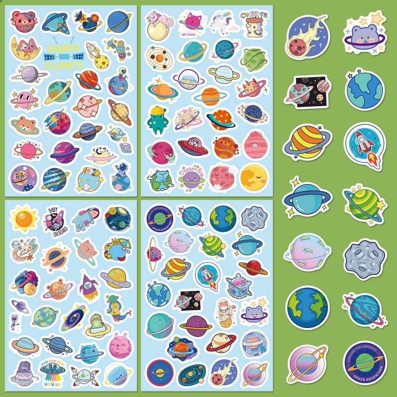 Flat Sticker | Aerospace Planet