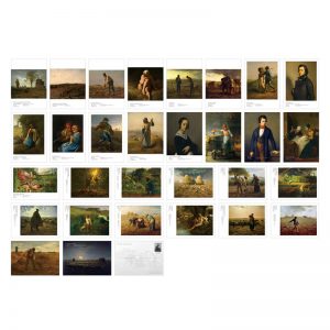 Painting Postcard | Jean-Francois Millet