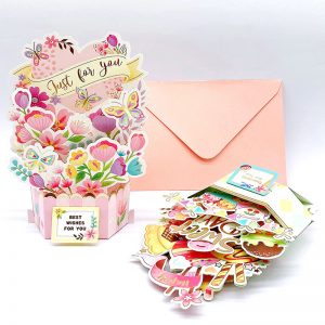 Square Box Ornament Card | Honey