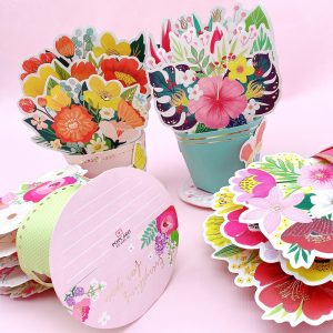 Pot Flower Card | Grass Green