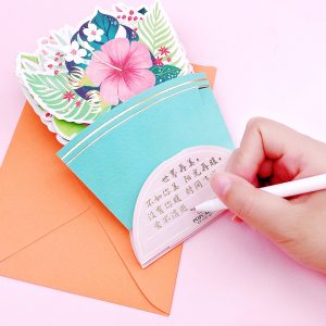 Pot Flower Card | Grass Green