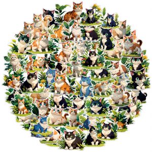 Flat Sticker | Fat Cat