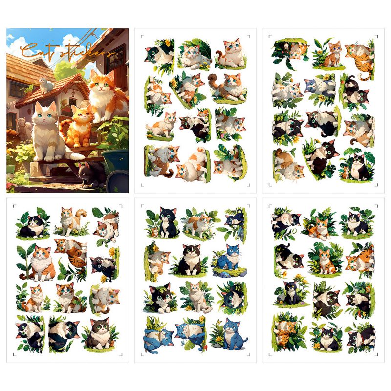 Flat Sticker | Fat Cat