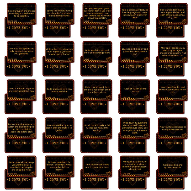 Couple Game Card | I Love You