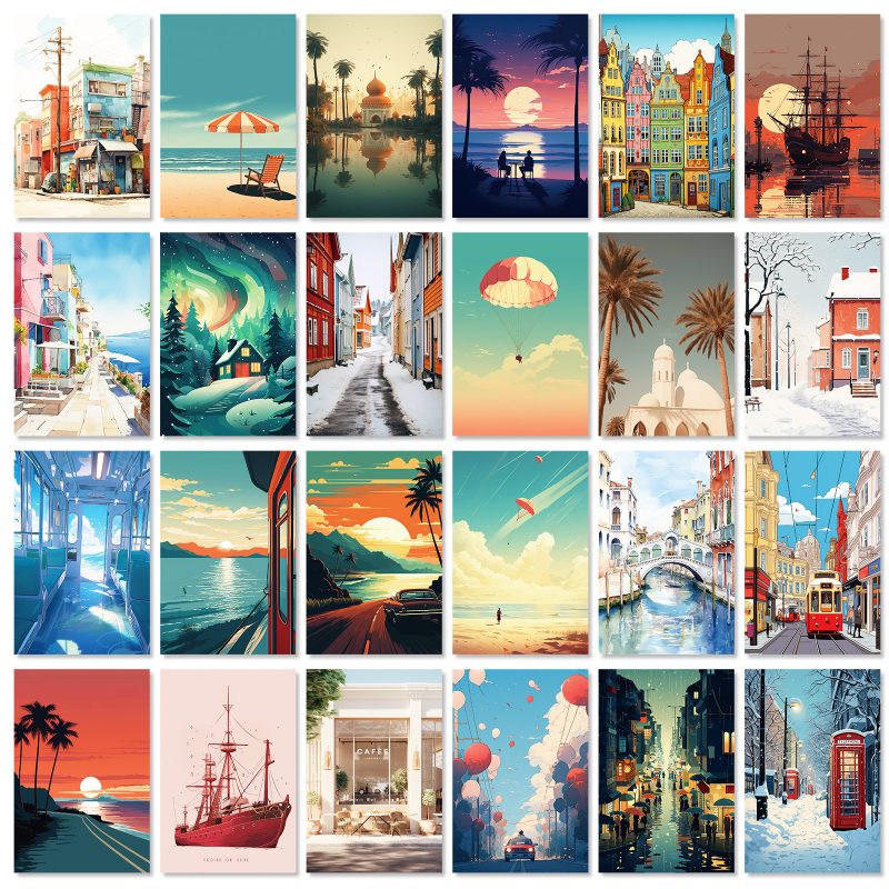 Decorative Card | Cartoon Street