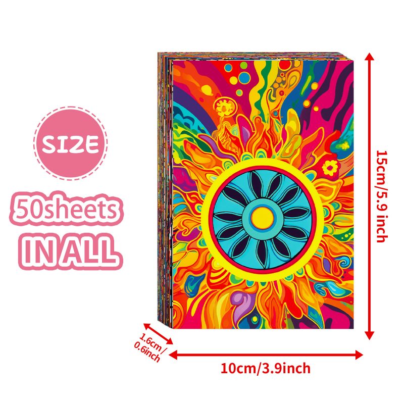 Decorative Card | Colorful Hippies