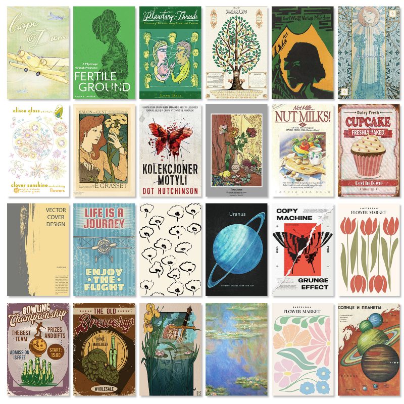 Decorative Card | Vintage illustration Mix