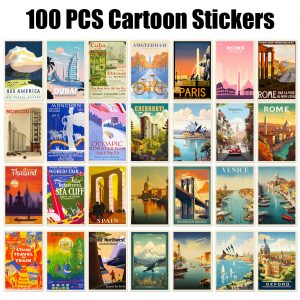 Flat Sticker | Landscape Poster