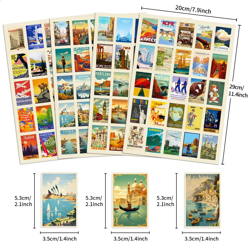 Flat Sticker | Landscape Poster
