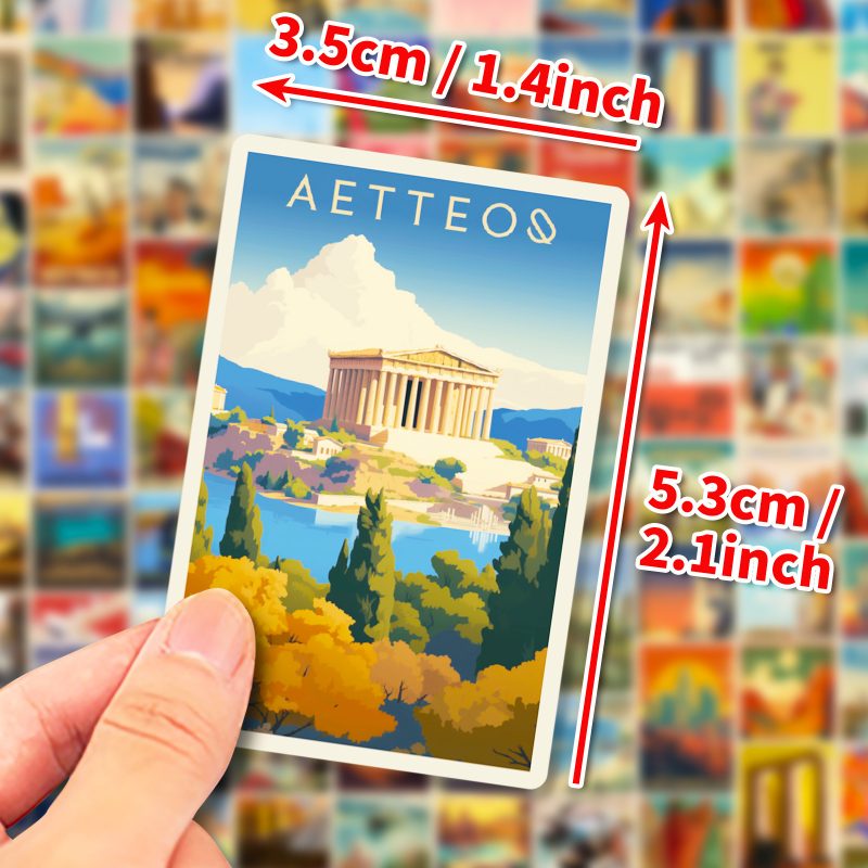 Flat Sticker | Landscape Poster
