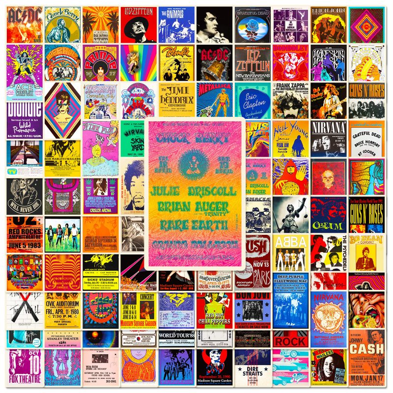 Flat Sticker | Rock Music