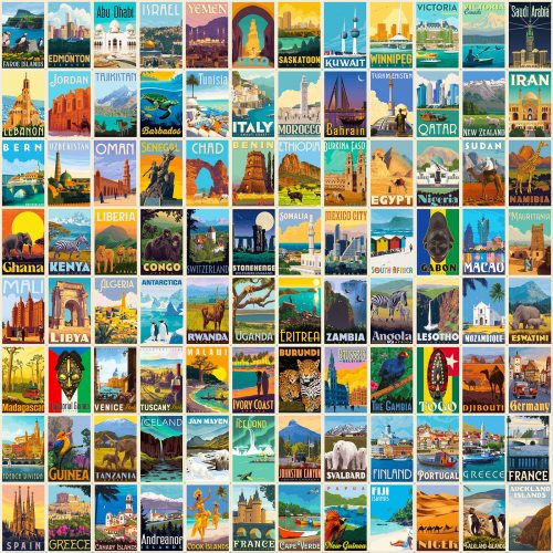 Flat Sticker | World Scenery