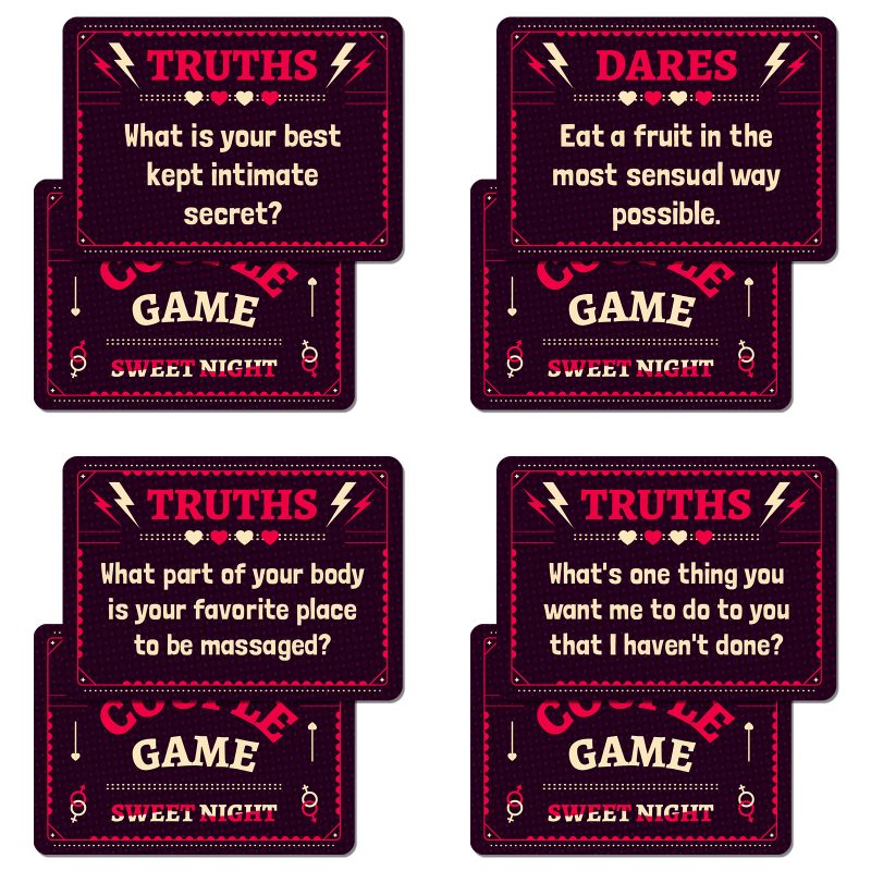 Couple Game Card | Couple Game Sweet Night
