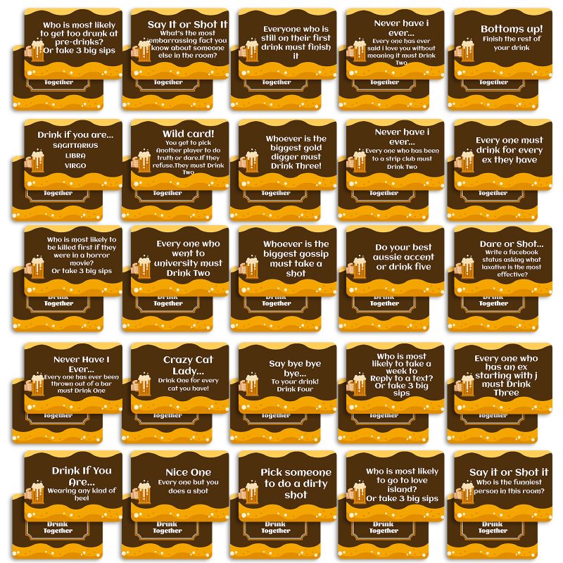 Board Game Card | Dringking Game For Adults