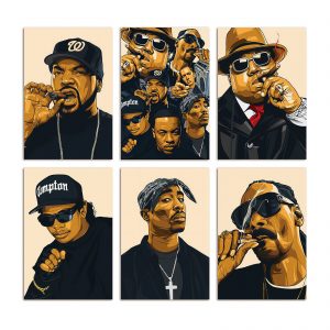 Music Poster | Rap Artist Comic Avatar