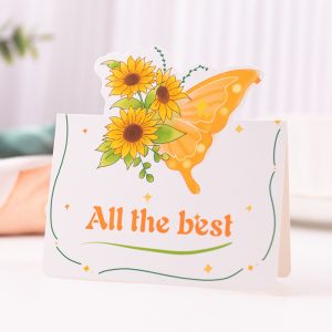 Flower Blessing Card | Sunflowers - All The Best