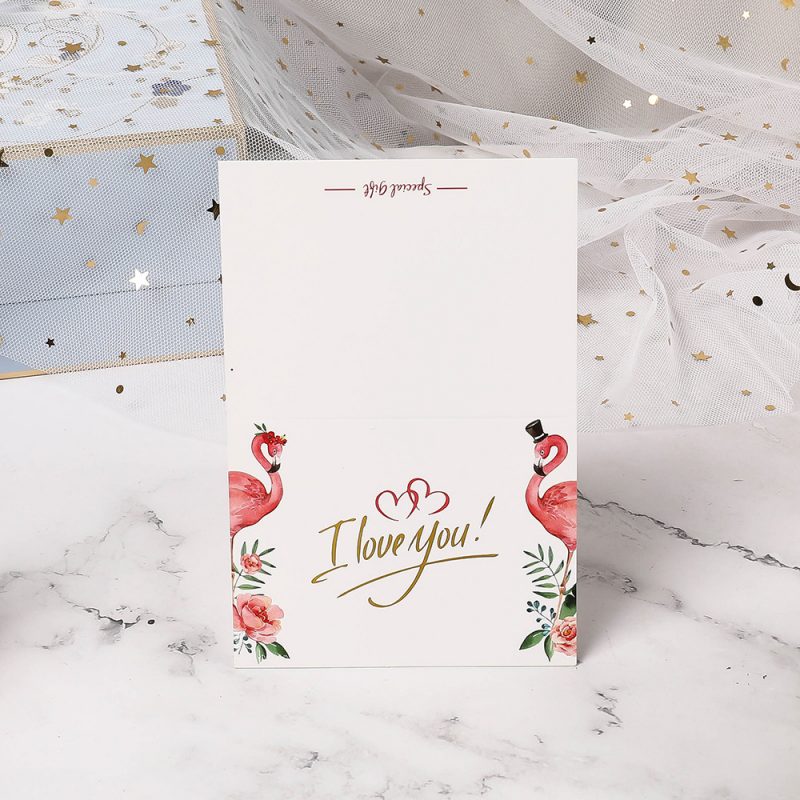 Flower Bronzing Card | I Love You