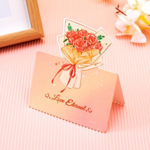 Flower Bouquet Card | Rose - Love Eternal