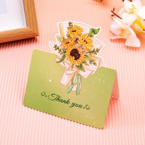 Flower Bouquet Card | Sunflowers - Thank You