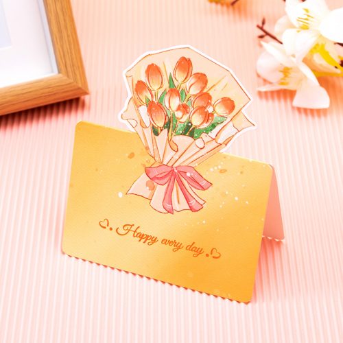 Flower Bouquet Card | Tulip - Happy Every Day